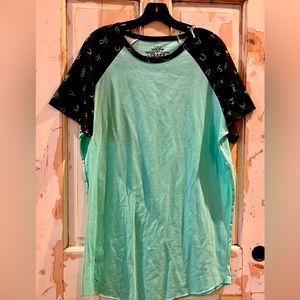 XL MINT GREEN short sleeve